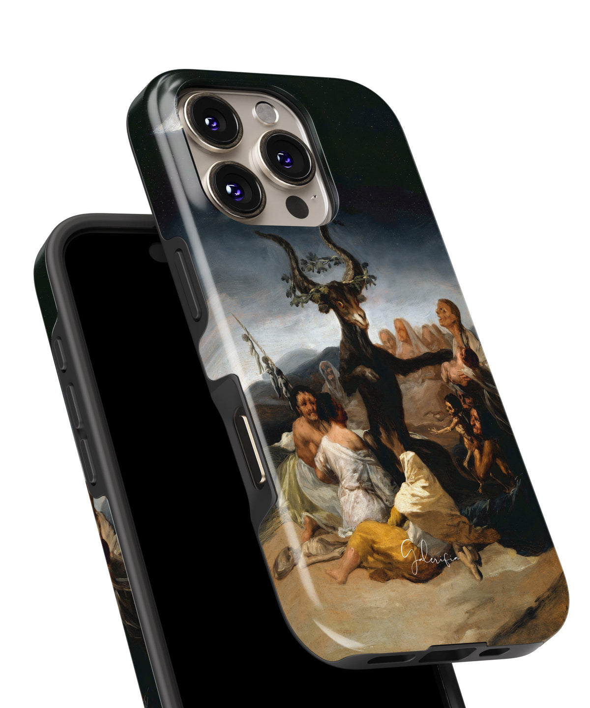 Witches' Sabbath by Francisco Goya iPhone case p57