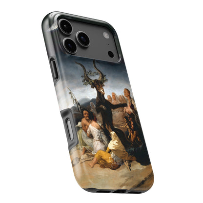 Witches' Sabbath by Francisco Goya iPhone case p5