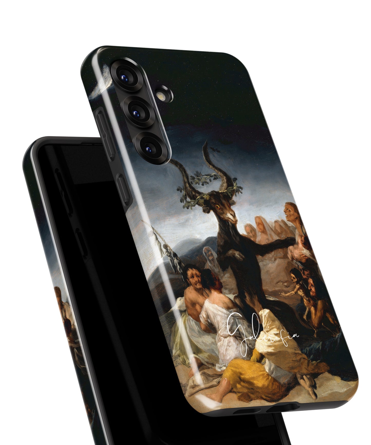 Witches' Sabbath by Francisco Goya printed on a tough Samsung Galaxy phone case front view