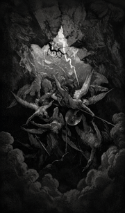 The Fall of the Rebel Angels by Gustave Doré