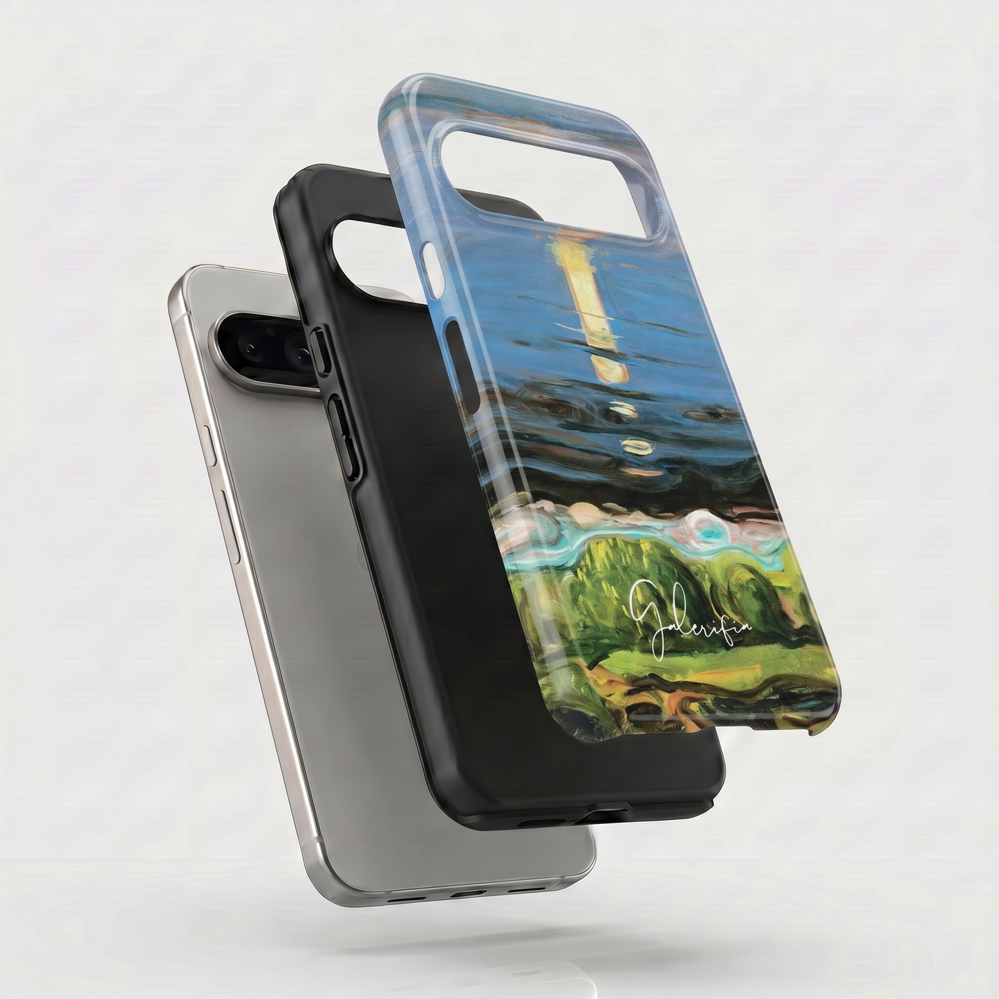 Summer Night on the Beach by Edvard Munch Google Pixel Case